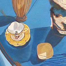 Detail (Sur la Table Matisse Bleu)