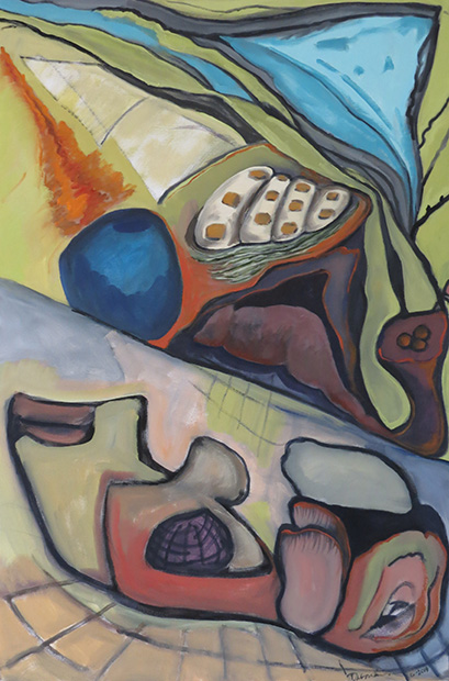 Biotic Metamorphosis III, 2014: 36'' x 24'', oil on canvas